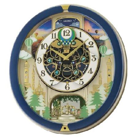 SEIKO メロディー時計 青 オーバル型 セイコー ブルーパイン ファンタジー メロディー モーション