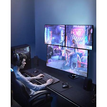 Ergounion (エルゴニオン) トリプルモニターマウント - 調節可能な3