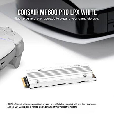 CORSAIR MP600 PRO LPX White PCIe Gen4 x4 NVMe M.2 SSD 1TB