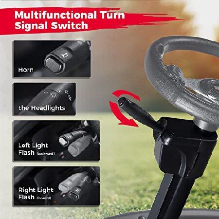kemimoto Deluxe DS Golf Cart LED Light Kit Compatible with Club Car DS 1993-Up, 12V Street Legal Light Kit, Upgrade LED Headlight and Taillight with Tの画像