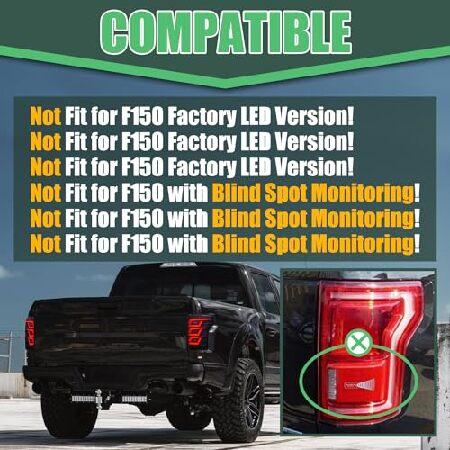 letsdate LEDテールライト フォード F-150 2015-2020用 テールライトアセンブリ フォードF150 テールライト改造アクセサリー ラプターリアランプ交換アクセサリ_1