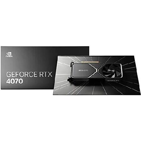 NVIDIA GeForce RTX 4070 Founder's Edition (FE) グラフィックカード - チタンとブラック｜rest｜04