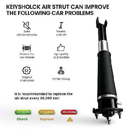 KEIYSHOLCK リアエアストラットサスペンション 交換用 2004-2009 キャデラック SRX OEM 交換番号 15145221, 14145221, 19302764, 21992495, 21998206, 25736678,の画像