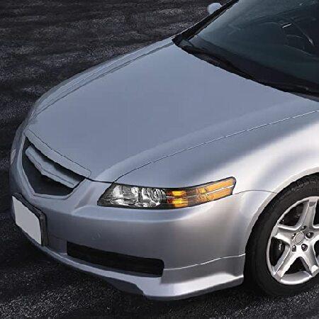 DNA MOTORING 左 OEスタイル プロジェクターヘッドライト 04-05 アキュラ TL対応 クローム/クリアレンズ/アンバーリフレクター、OEM-HL-0187-Lの画像