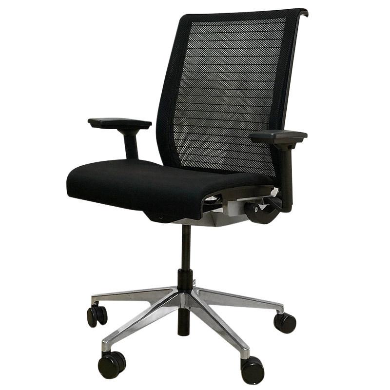 Steelcase スチールケース メッシュ オフィスチェア 肘付 デスク用 