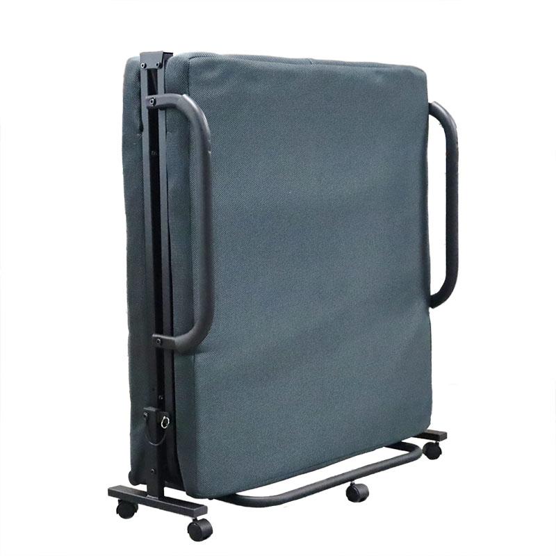 中古】折り畳みベッド マットレス付 仮眠用 シングル 関家具 地域限定 