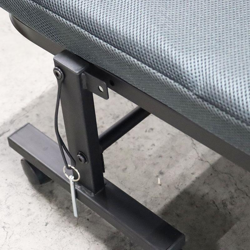 中古】折り畳みベッド マットレス付 仮眠用 シングル 関家具 地域限定 
