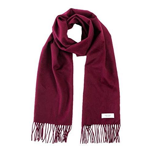 今年人気のブランド品や Totti Matti 17 エンジ リバーシブル ロング 男性 116 ストール 無地 メンズ 厚手 大判 マフラー カシミア マフラー カシミヤ 財布 帽子 ファッション小物 Gvcomrec Com