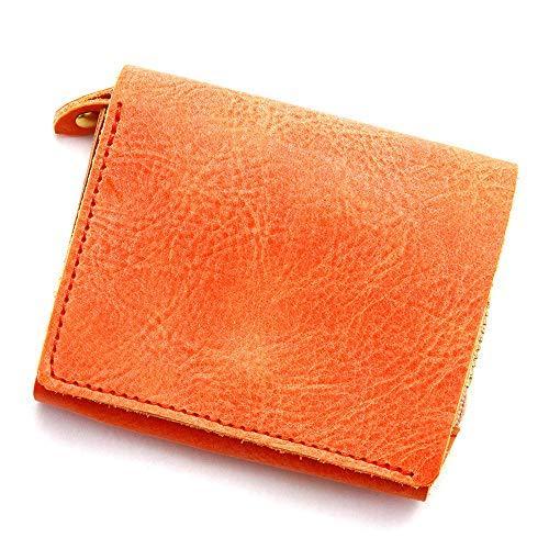 人気を誇る アジリティアッファ(AGILITY affa)『モワティエ』二つ折り財布 フラップ 縦 L字ファスナー コンパクト 小さい 本革 長財布