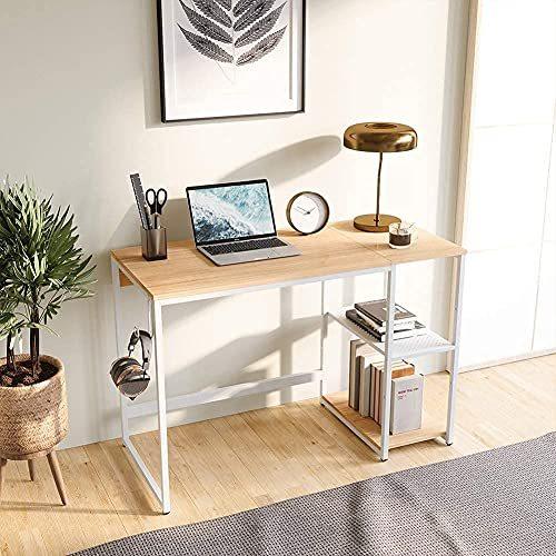 Domy Home パソコンデスク ラック付き 机 Pcデスク シンプルワークデスク 勉強机 オフィス 机 省スペース 収納 ワ A B08grcdh5h Reason Store 通販 Yahoo ショッピング
