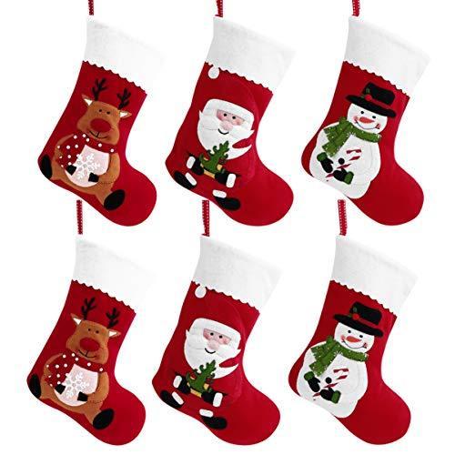 Ledmomo 6pcs クリスマスの靴下 サンタクロース 雪だる クリスマス 靴下 ソックス サンタ ギフト袋 A B08lnfr858 Reason Store 通販 Yahoo ショッピング