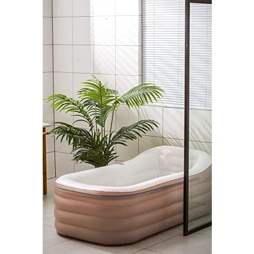 簡易露天風呂 どこでも設置 浴槽 バスタブ ワンルームにピッタリ A B08n1fpl1d アウトドアシ ポータブル浴槽 お風呂 Reason Store エアーバスタブ コンパクトバスタブ アウトドアシ