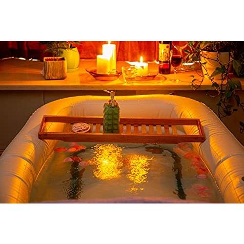 簡易露天風呂 どこでも設置 浴槽 バスタブ ワンルームにピッタリ A B08n1fpl1d アウトドアシ ポータブル浴槽 お風呂 Reason Store エアーバスタブ コンパクトバスタブ アウトドアシ