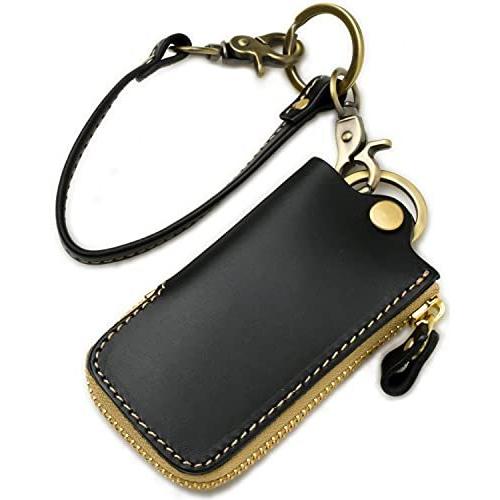 直売卸値 キーケース メンズ スマートキーケース 本革 イタリアンレザー 車 ストラップ キーホルダー キーリング 2個 プ セール価格 Superavila Com