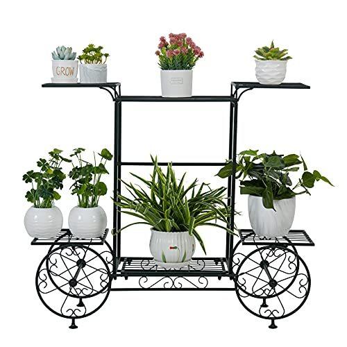 フラワースタンド アイアン 大型花台 2段 高さあり ガーデンラック おしゃれ ガーデニング棚 アンティーク プ A B09cyg5jj1 Reason Store 通販 Yahoo ショッピング