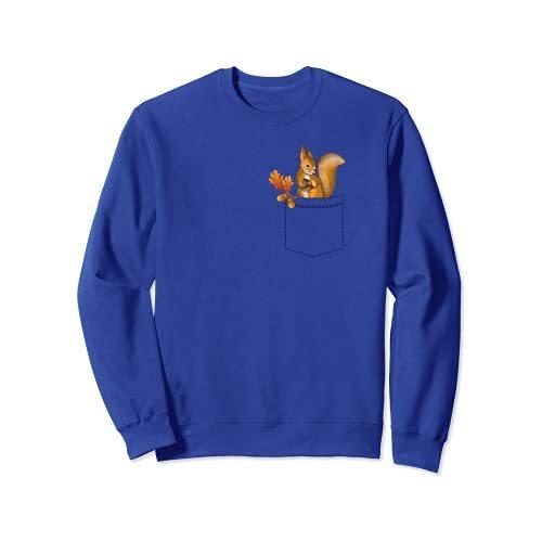 ホットセール ポケットリス どんぐり付き かわいいつぼみ トレーナー トレーナー Teasearch3d Com