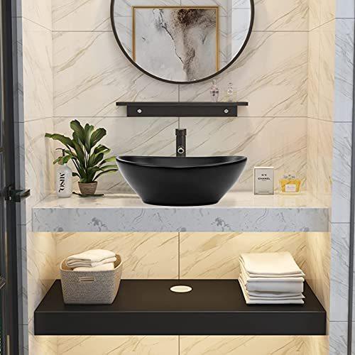 全国宅配無料 和風 洋風 ミニ型 手洗い器 壁付け型 陶器製 小さなトイレに適し 水栓 壁掛け おしゃれ シンプル 洗面台 ブラック 410 335 140mm 完売 Www Aqtsolutions Com