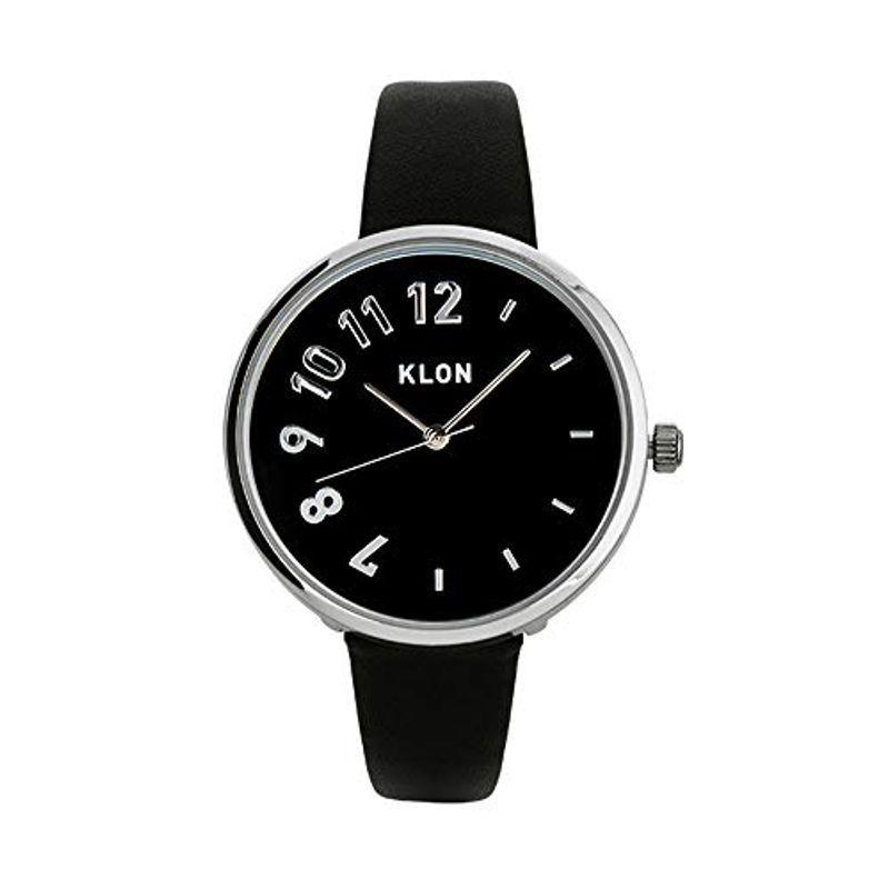 【お年玉セール特価】 KLON 腕時計 シンプル ユニセックス 黒 レディース メンズ ビジネス KLON CONNECTION DARING LATTER BL 腕時計