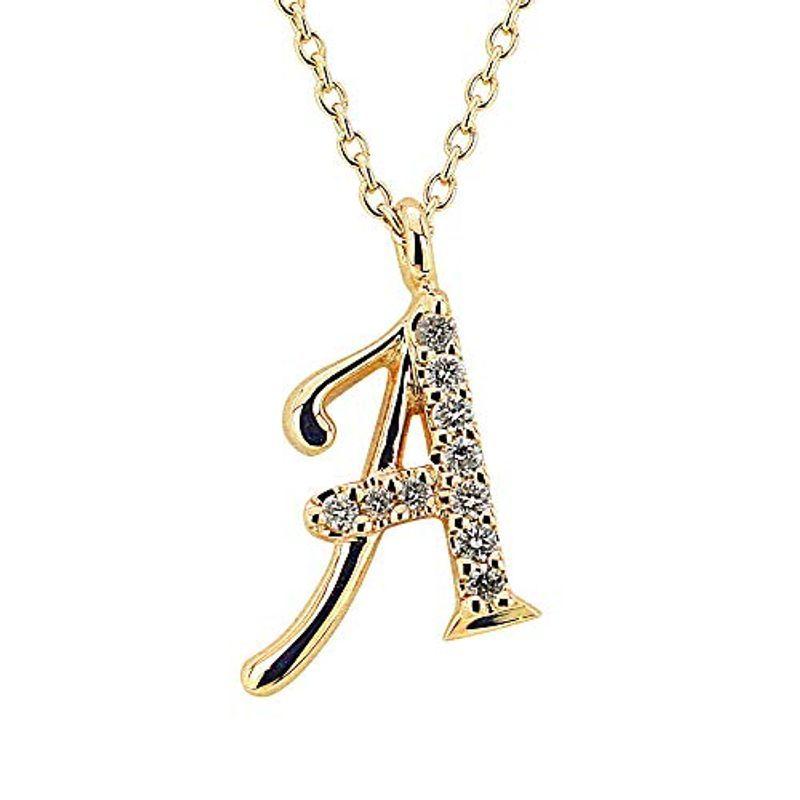 スイートテン ダイヤモンド 正規品sweet 腕時計 アクセサリー 10 Diamond Diamond イニシャル A Store 18金イエローゴールドダイヤモンドイニシャルペンダント ならショッピング ランキングや口コミも豊富なネット通販