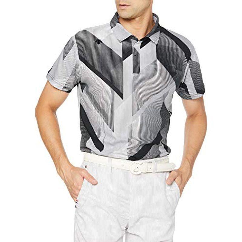 デサントゴルフ 半袖シャツ メンズ Dgmqja00 メンズ O Bk00 ブラック 日本 半袖シャツ 日本サイズ2l