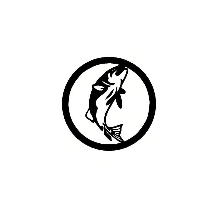 魚 イラスト 丸 ロゴ カッティングステッカー 選べる4サイズ Fi Cutting Sticker Shop Restt 通販 Yahoo ショッピング