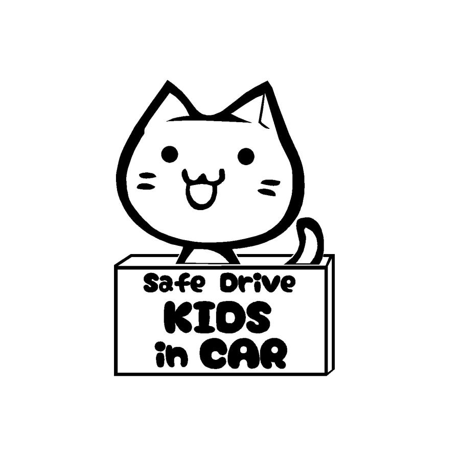 キッズインカー Ver 猫 箱入り カッティングステッカー Incar 0018 Cutting Sticker Shop Restt 通販 Yahoo ショッピング