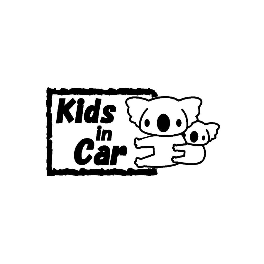 キッズインカー ver.コアラ カッティングステッカー : Cutting sticker
