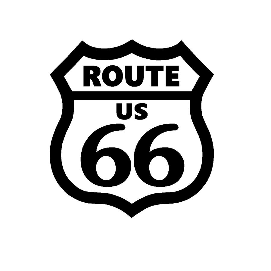 Route Us 66 カッティングステッカー 文字 ロゴ デザイン 選べる数字 Rogo Cutting Sticker Shop Restt 通販 Yahoo ショッピング