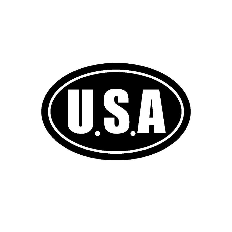 USA ロゴ カッティングステッカー : Cutting sticker shop