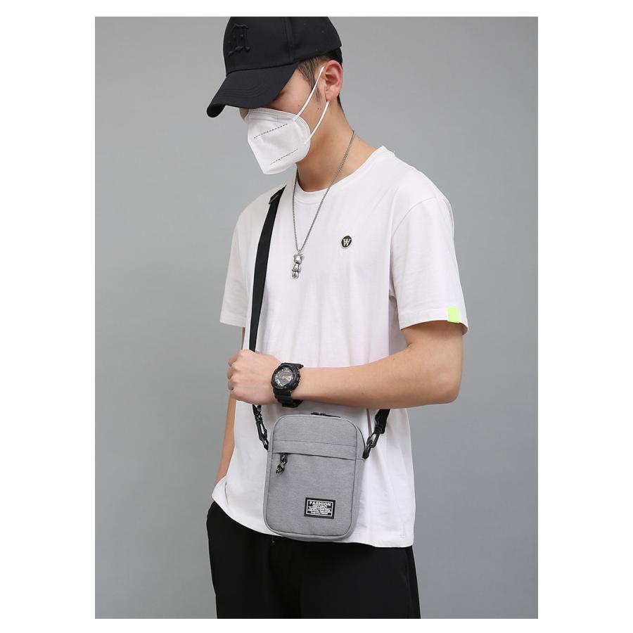 最大40％割引】メンズ ショルダーバッグ 多機能ポケット 軽量 ユニ