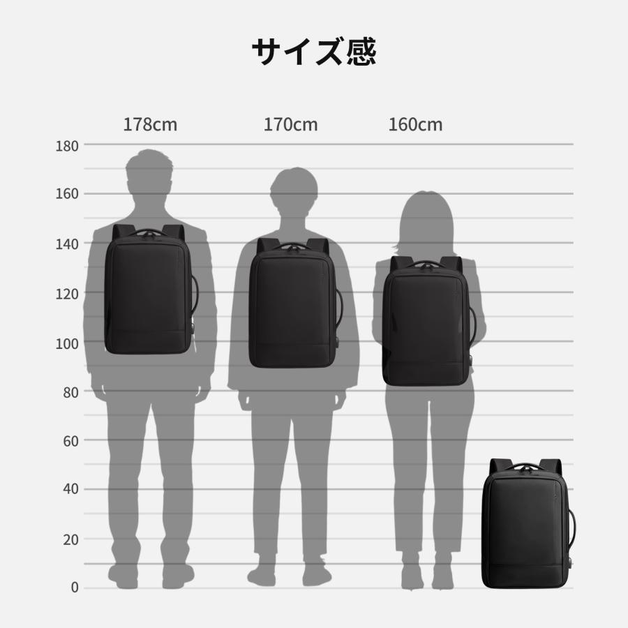 爆買【PC収納】ビジネスリュック メンズ 大容量 ビジネスバッグ 防水