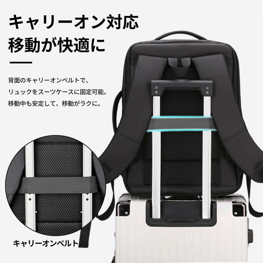 爆買【PC収納】ビジネスリュック メンズ 大容量 ビジネスバッグ 防水