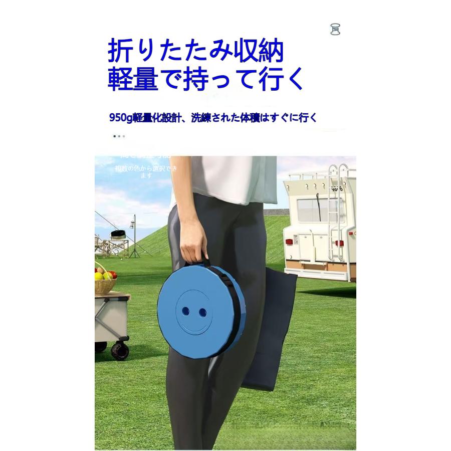 折りたたみ椅子 携帯スツール 伸縮式 高さ調整可 コンパクト収納 超