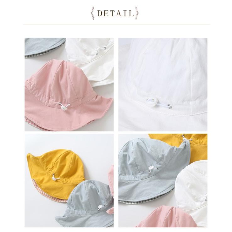 日よけ帽子 子供 ベビー 1 4歳 サイズ調節可能 折りたたみ たためる ハット 綿 おしゃれ チェック 純色 キッズ 男の子 女の子 秋冬 Uv Tmua0 Resty 通販 Yahoo ショッピング