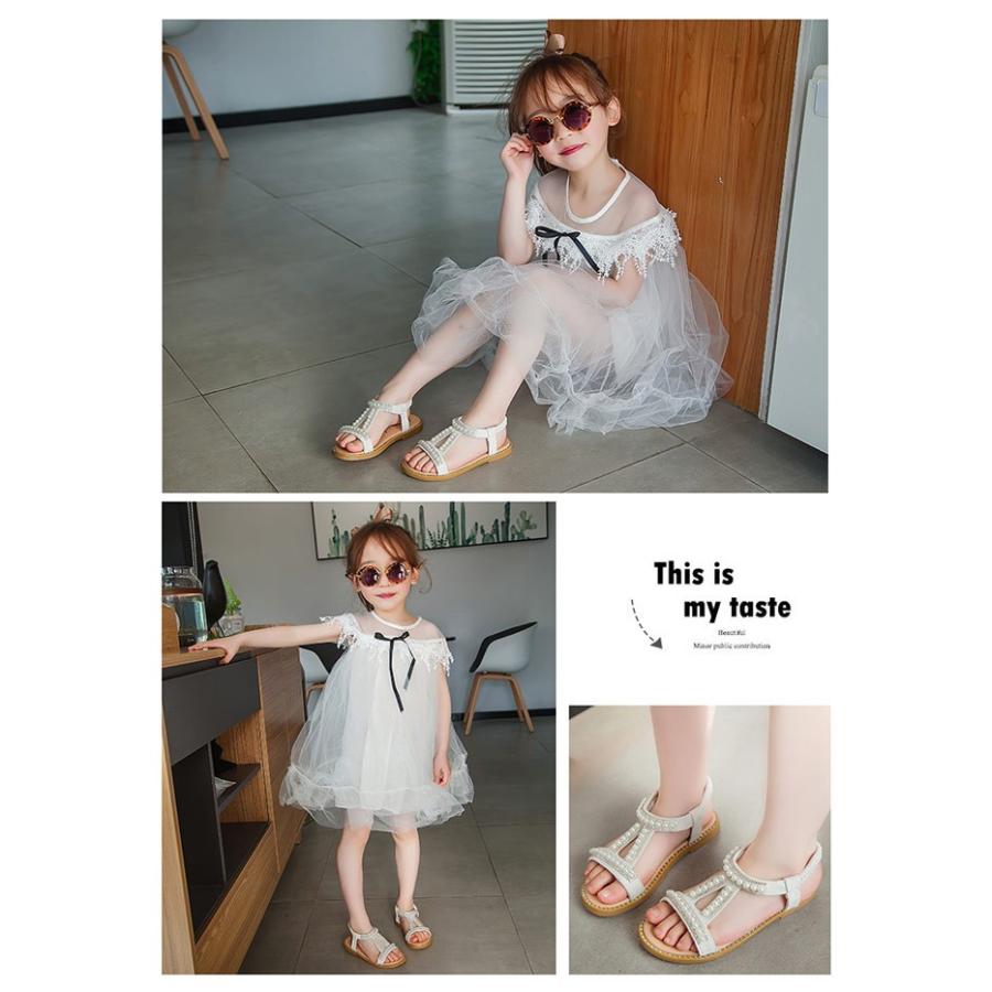 キッズ サンダル 女の子 フェイクパール ビーズ キラキラ ラインストーン スエード調 おしゃれ バックゴム 履きやすい 子供 女子 秋冬 シューズ Tx3a0 Resty 通販 Yahoo ショッピング