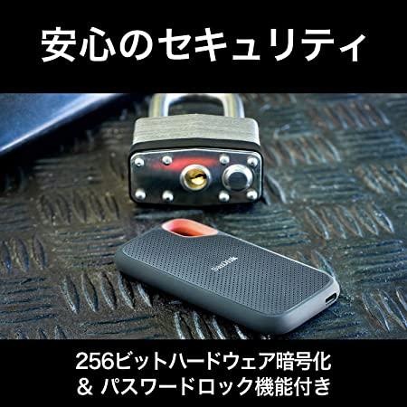 SanDisk SSD 外付け 2TB USB3.2Gen2 読出最大1050MB/秒 防滴防塵 SDSSDE61-2T00-GH25 エクストリーム ポータブルSSD V2 Win Mac PS4 PS5｜resume-pc｜04