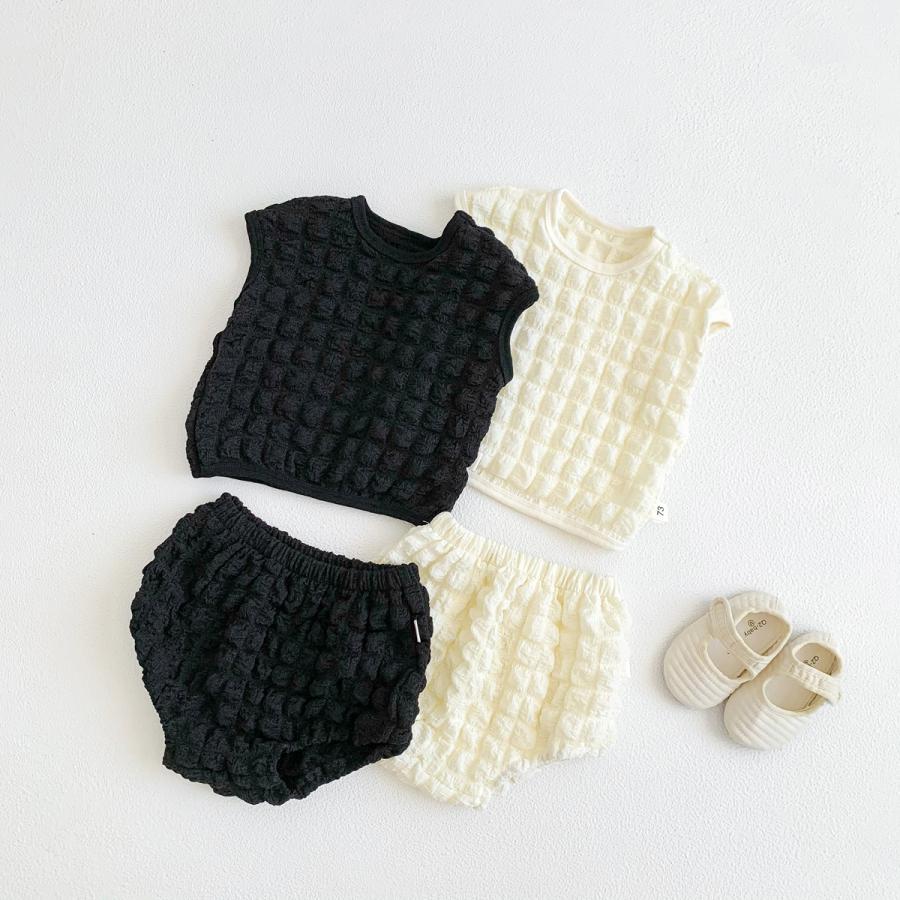 キッズ ベビー服 女の子 男の子 70 80 90 夏 セットアップ 夏用