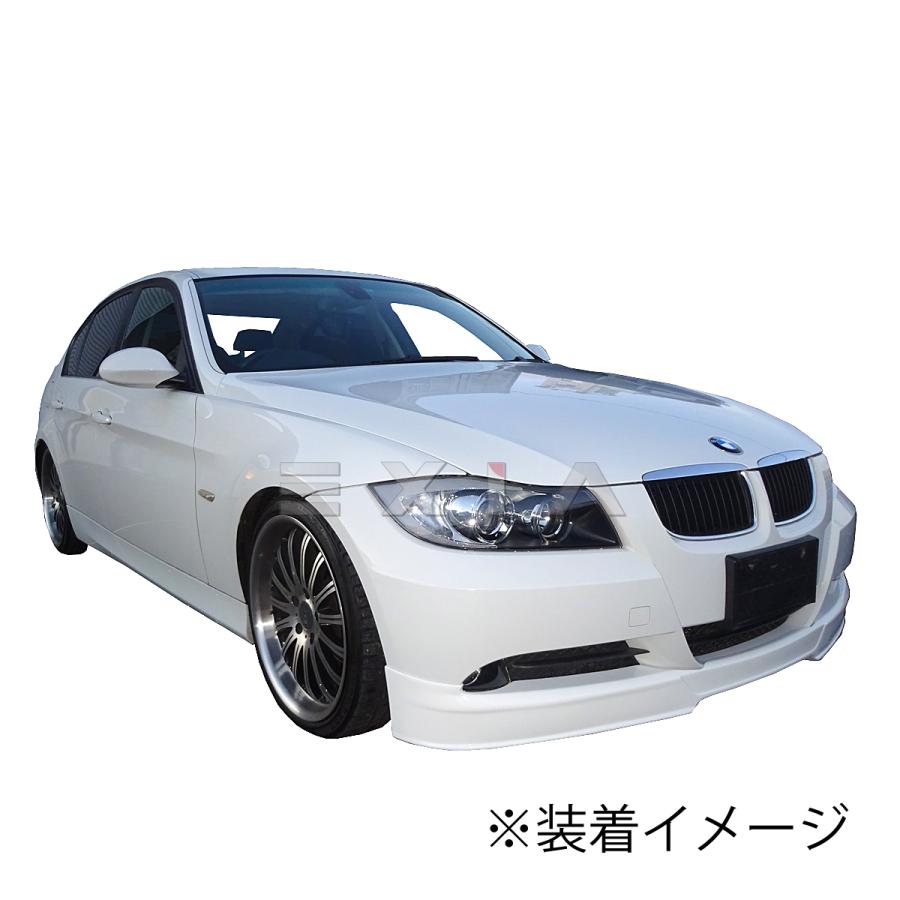 BMW E90 E91 前期 3シリーズ フロントハーフスポイラー FRP製 未塗装 