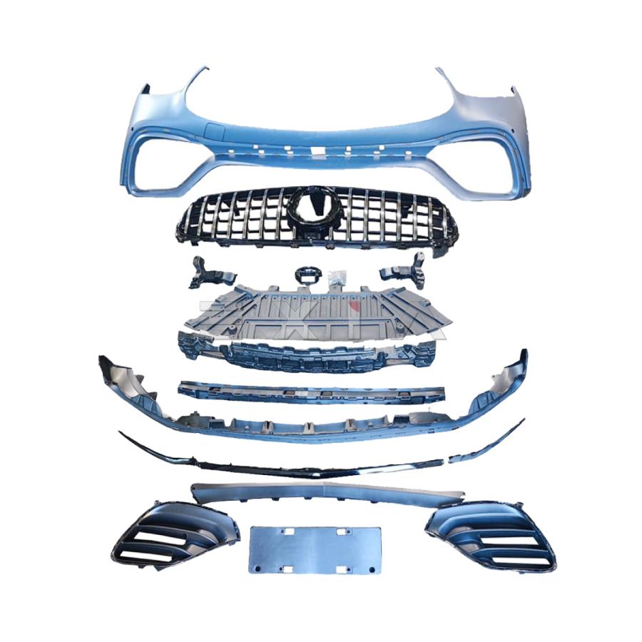 ベンツ純正 GLC 250 フロントバンパーカバーモールセット 3個