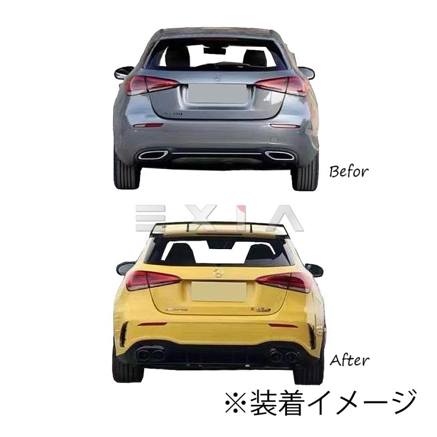 W177 AMG A45タイプ グリル フロントバンパー サイド リアディフューザー マフラーカッター エアロセット ノーマル メルセデスベンツ Aクラス ★国内発送 爆買★の画像