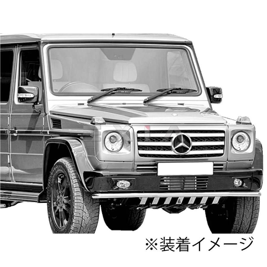 W463 Gクラス AMG G55 フロントバンパー アンダーガード ステンレス製