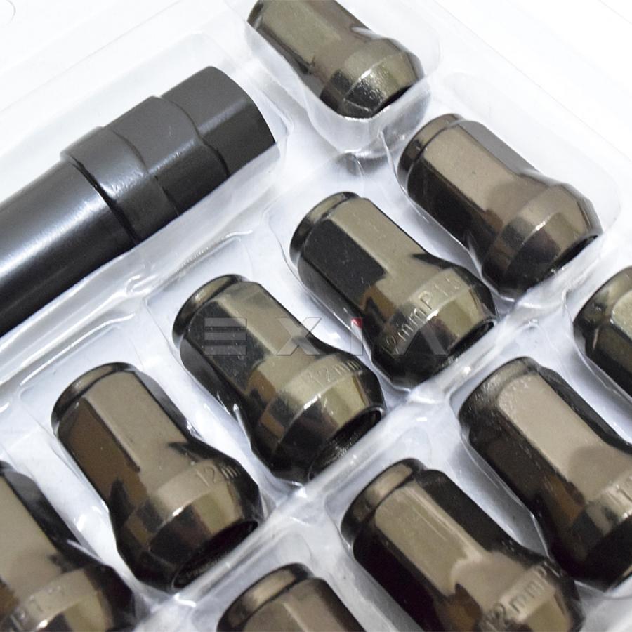 ロックナット ホイールナット 20本 1台分 専用ソケット付 M12 P1.5 非
