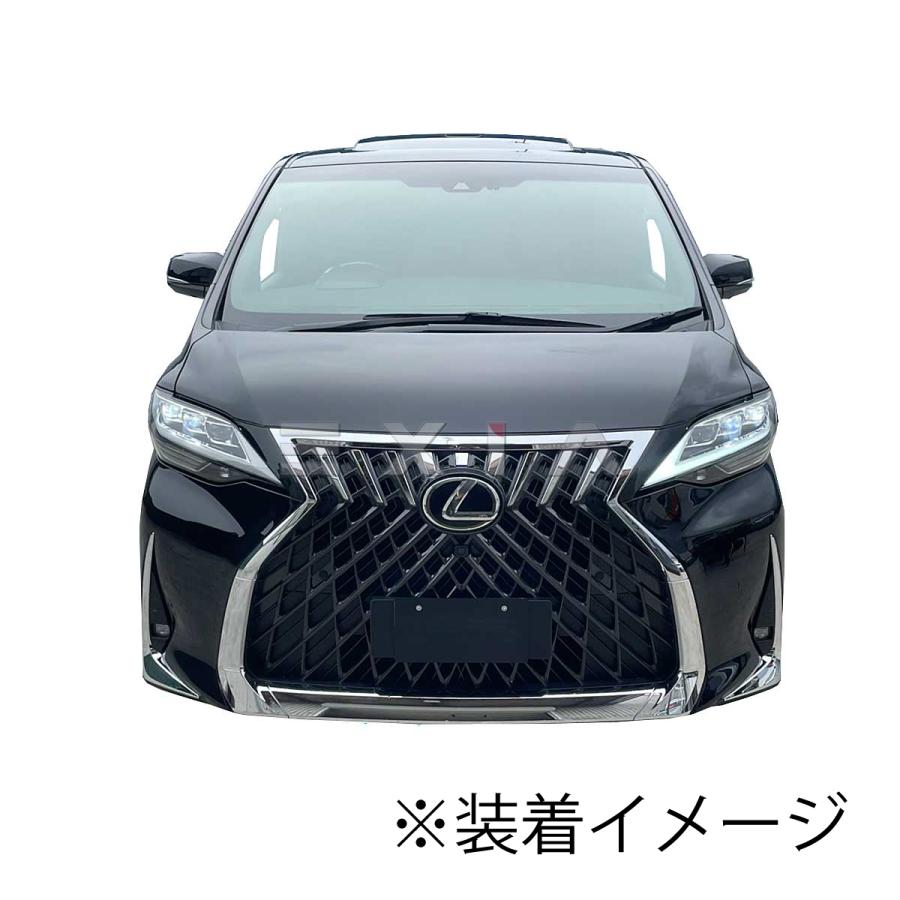 TOYOTA アルファード LMタイプ ボディキット 30系 後期 LEXUS レクサス LMtype バンパー スピンドルグリル ボンネット ヘッドライト テール エアロ カスタム｜retail7｜09