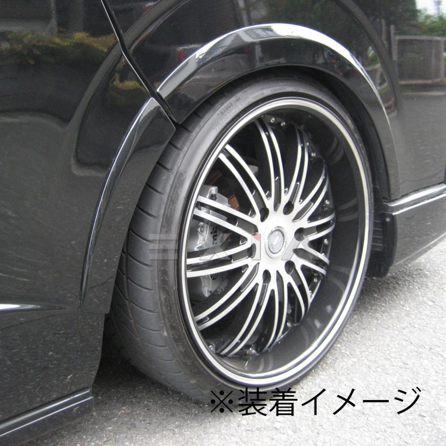 ハイエース HIACE 200系 標準ボディー オーバーフェンダー 未塗装 前後