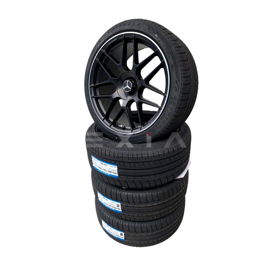 ベンツ専用 新品アルミホイール タイヤ付 20インチ Sクラス等 8.5J 9.5J 4本セット S11M 245/40R20 275/35R20 ホイールセット AMG W221 W222｜retail7｜02