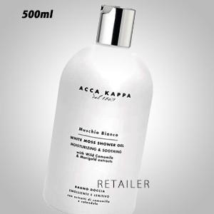 ♪　500ml　ACCAKAPPA　アッカカッパ ホワイトモスシャワージェル　500ml ＜ボディシャンプー・ボディ洗浄料＞＜バスフォーム＞｜retailer-plus