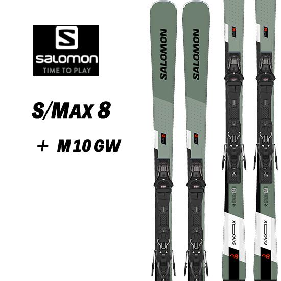 SALOMON 24/25 S/MAX 8 + M10 GW エスマックス8 サロモン デモ SALOMON 24/25 S/MAX 8 + M10 GW エスマックス8 サロモン デモ