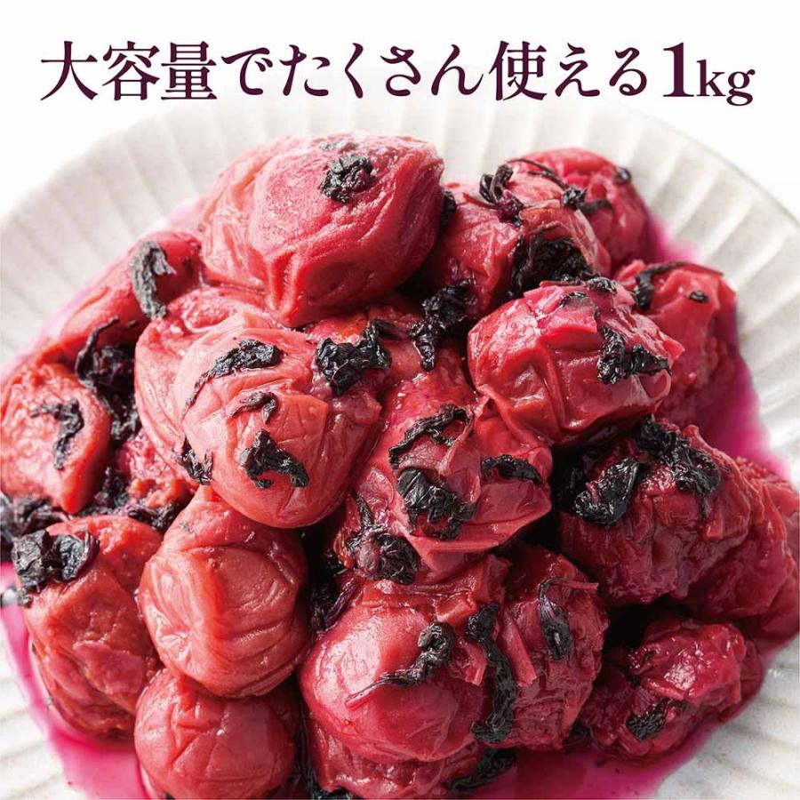 梅干し 紀州南高梅 しそ漬け 着色料 無添加 1kg 塩分20％ 訳あり 国産