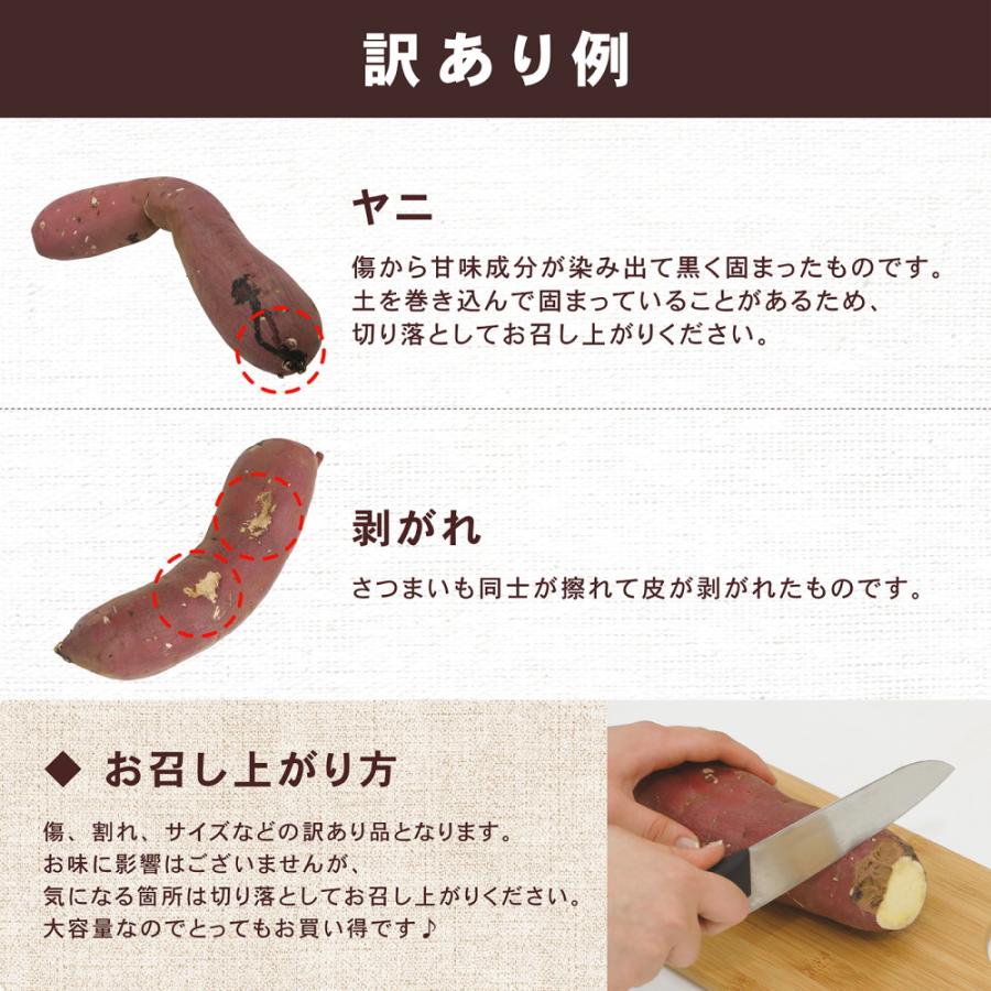 味楽堂 さつまいも 訳あり品 内容量10kg 紅はるか 紅あずま シルク