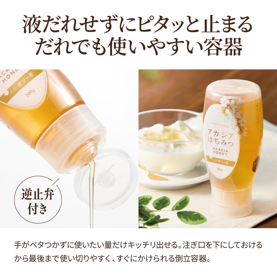 味楽堂 はちみつ アカシア 蜂蜜 1kg（500g×2個）ハンガリー産 : 味楽堂